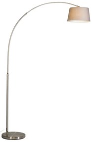 Okos ív lámpa acél árnyékolóval szürke, WiFi-vel A60 - Arc Basic