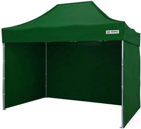 Kerti sátor 2x3m - 2x3m plusz 3 oldalfal - Zöld