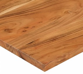 tömör akácfa téglalap alakú asztallap 90 x 60 x 2,5 cm