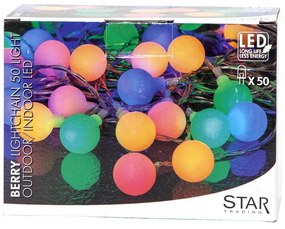 Partylights Berry színes fényfüzér, hosszúság 7,35 m - Star Trading