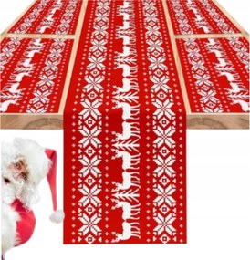 Karácsonyi szett Futópad alátét Asztal dekoráció karácsonyra