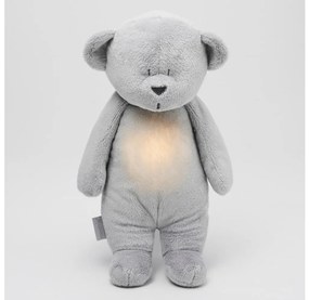 Moonie - Snuggle buddy dallammal és világítással medvebocs 2.0 ezüst