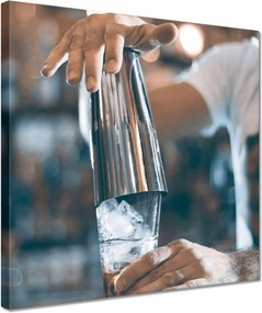 Vászonkép 30x30 Csapos shaker itallal