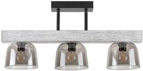 RÁBALUX 3119 CARDAMOM Loft Mennyezeti Lámpa Ezüst Tölgy E14 IP20