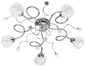 ONLI - Felületre szerelhető csillár WENDY 5xE14/6W/230V fényezett króm