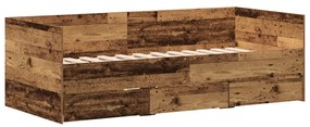 Rusztikus Nappaliágy Régi fa F.Engineered wood 90 x 200 cm