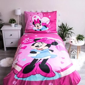 Disney Minnie ágyneműhuzat look 140x200cm 70x90cm microfibre