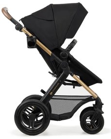 KINDERKRAFT-Kombinált babakocsi 3in1 MOOV 2 AIR Pure fekete + autósülés MINK PRO