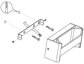 Eglo 98545 - LED Fali lámpa FELONICHE LED/10W/230V