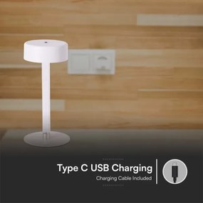 LED Dimmelhető újratölthető asztali lámpa  LED/3W/5V 3000-6000K fehér