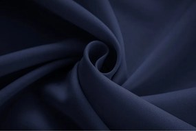Függöny OXFORD LIGHT 140x270 cm, sötétkék Felfüggesztés: Hullámos sínszalag