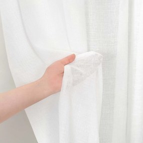 Goldea függöny – rusztikus fehér 300 cm