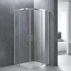 Murcia || íves zuhanykabin 100x100, 190cm, 6mm, NANO