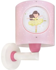 Dalber 60919 - Gyerekszobai fali lámpa PRINCESS DANCE 1xE27/15W/230V rózsaszín