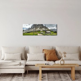 Kép - Az osztrák hegyekben (órával) (90x30 cm)
