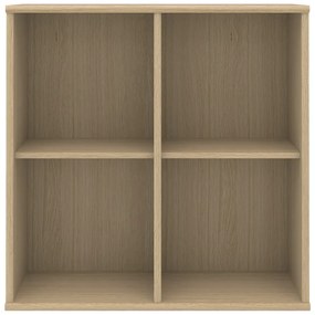 Fali könyvespolc tölgy dekorral Mistral 025