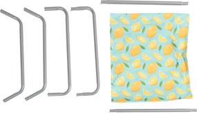 Összecsukható strandnyugágy SAND LEMON, színes kivitel