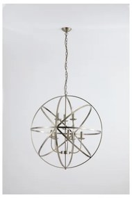 Searchlight 2478-8AB - Láncos csillár ORBIT 8xE14/60W/230V sárgaréz