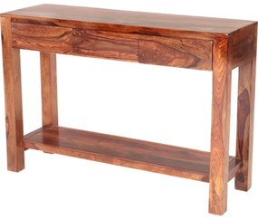 Konzolos asztal GANI 76x130 cm tömör fa/rózsafa