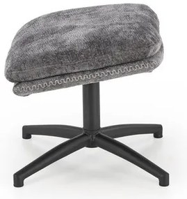 Dario fotel lábtartóval és hintázó funkcióval szürke