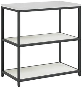 Konyhai Tároló Készlet polcokkal 3 pcs Fehér 210 x 50 x 92 cm