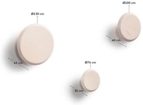 Fekete fali fa akasztó szett 3 db-os Nadua – Kave Home