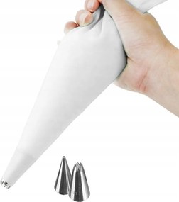 Cukrász Ujjú Szilikon Hátú Tortadíszítő Szett 3 Db-os