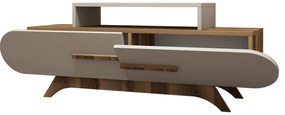 TV asztal Rose Walnut Cream