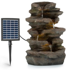 Stonehenge, napelemes szökőkút, LED lámpa, polireszin, lítium-ion akkumulátor
