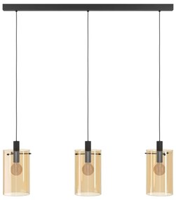 Eglo 39539 - Csillár zsinóron POLVERARA 3xE27/40W/230V