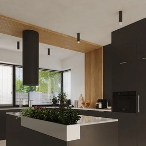 Sollux SL.1409 - Spotlámpa NERO 1xGU10/10W/230V 22,5 cm fekete/fényezett króm