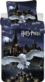 Harry Potter Hogwarts Night ágyneműhuzat 140×200cm, 70×90 cm microfibre