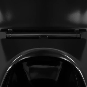 Tina fali rimless WC soft close ülőkével fekete