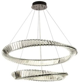 LED állítható fényerőjű csillár kábellel LED/90W/230V 3000-6500K króm DO-val