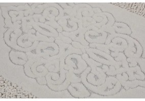 SZETT 2x PIANTE fürdőszobai szőnyeg 60x100 cm fehér