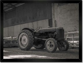 Poszterek keretben 40x30 Antik régi traktor