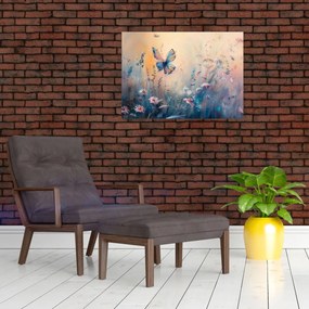 Kép - Rét pillangóval II (70x50 cm)
