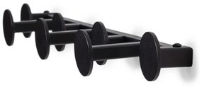 Fekete fém fali fogas Bottoni – Spinder Design