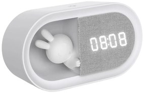 LED állítható éjjeli lámpa ébresztővel BUNNY LED/1,2W/5V 3000K