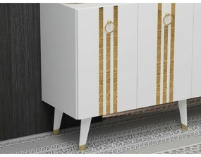 Isil White and Gold szekrény