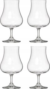 Likőrös Poharak Üveg Szett 4 Darabos 220 ML 7,5 x 13,5 CM