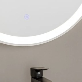 Brilagi - TORINO LED fürdőszobai tükör LED/19W/230V átm. 60 cm IP44 CRI 90 dimmelhető + CCT
