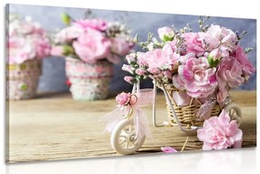 Kép romantikus rózsaszínű szegfű vintage megjelenésben