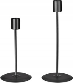 Dekoratív fém gyertyatartó állvány szett 2 Gr122