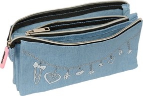 K-pop Démonvadászok Denim Dreams 3 rekeszes tolltartó 22 cm