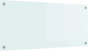 vidaXL Konyhai splashback Fehér 90 x 40 cm edzett üveg