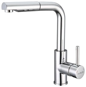 ALVEUS 1135365 - Sara kihúzható zuhanyfejes mosogató csaptelep, 29,7 cm, króm