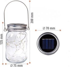 VOLTRONIC Napelemes világítás lámpa 4 db 20 LED