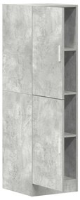 vidaXL betonszürke szerelt fa konyhaszekrény 38 x 41,5 x 131,5 cm