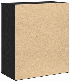 Magasfiú 2 pcs Musta tammi 60 x 31 x 70 cm Faanyag